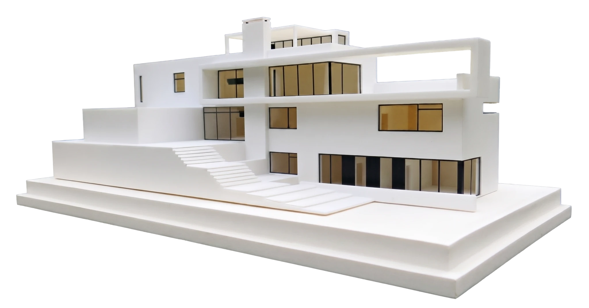 Premium miniature modern architectural house model